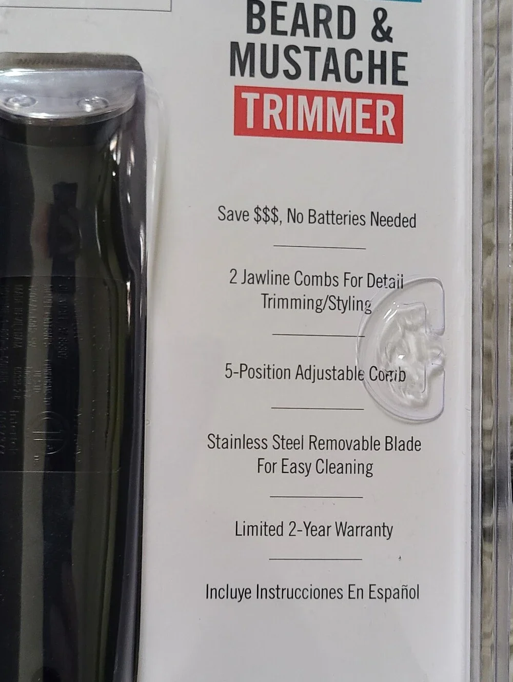 Conair Man Beard & Mustache Trimmer